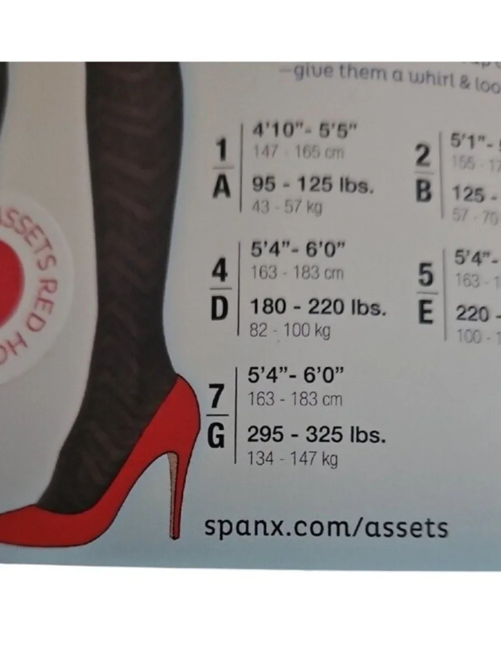 Spanx Tights & Catherines Pantyhose New in Package XL New Women's Party